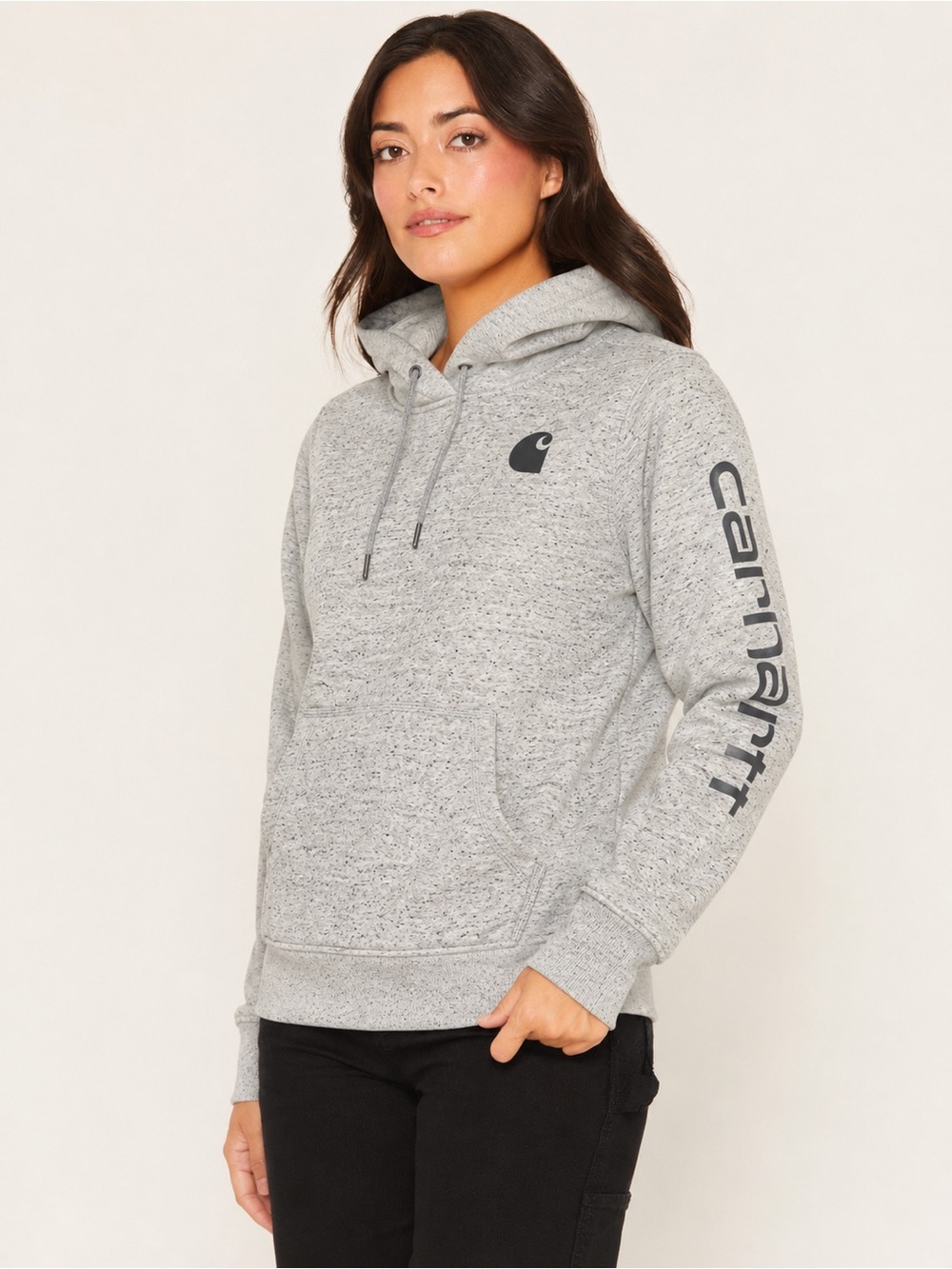 NEW Carhartt Women’s Midweight Hoodie Hooded Sweatshirt Gray Size XL *a